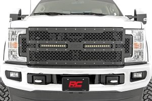Ford F-350 Super Duty Mesh Grille - Rough Country - 12 Ford F-350 Super Duty Mesh Grille - Rough Country - 12